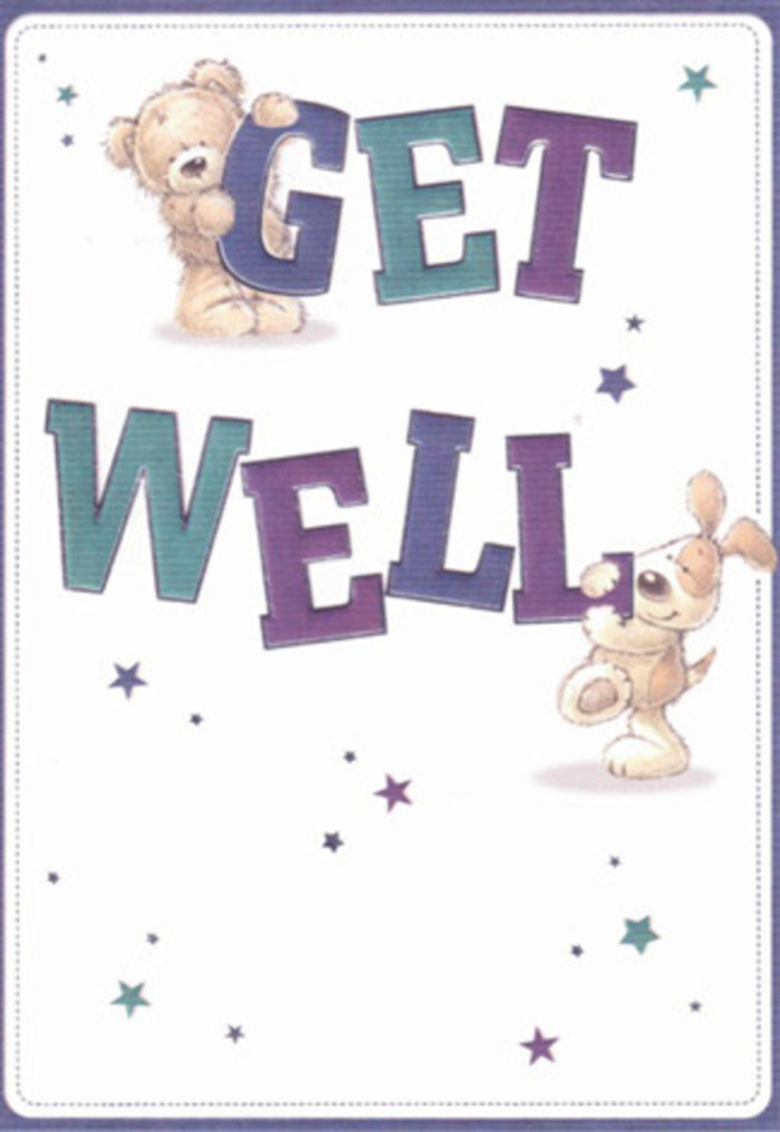 A celebration of gentle care and heartfelt wishes, this get well card beautifully captures the small acts of kindness that define Erith's close-knit community. Charming illustrations of a soft, fluffy bear and a floppy-eared puppy are surrounded by a flurry of playful stars, each one seemingly carrying a wish along cool breezes reminiscent of those by Erith Recreation Ground. The large, assured typography-painted in cheerful purples and aquas-anchors the design in reassurance, much like familiar landmarks comforting locals on a tough day. Every visible texture, from the plush-looking fur to the velvety puppy ears, conveys tangible warmth and softness, inviting the recipient into a scene of healing and care. The clean, bright background evokes a sense of clarity and renewal, underscoring the value of nurturing one another-much as Erith Flowers brings comfort through every fresh, hand-delivered bouquet. This card, paired with local flower delivery, becomes more than a traditional get well gesture; it is a thoughtfully composed moment of encouragement, perfect for those seeking to lift spirits in Erith's homes, hospital beds, or care centers.