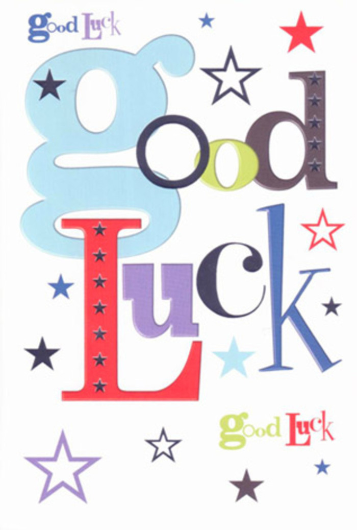 There is a vivacious burst of joy in this luck-themed card, echoing the lively energy you'd sense walking along Erith's riverside paths. Each letter of 'Good Luck' is crafted in a distinct colour and shape: a wide, dreamy blue, followed by slender, expressive reds, and greens as fresh as the surrounding meadows, all highlighted by brilliant star motifs. These stars, in hues ranging from deep indigo and sky blue to soft lilac, scatter playfully, mimicking the sparkling lights reflected on the Thames at dusk. The white backdrop gives every colour space to breathe, offering both a crisp clarity and the warmth of handpicked stationery from a trusted local shop. Smooth, substantial, and a delight to the touch, the card's surface feels special-an ideal accompaniment to a freshly wrapped bouquet from Erith Flowers, meant to bolster spirits before exams, big interviews, or moving day. More than mere decoration, it captures the spirit of genuine support and the vibrant optimism that runs deep through the Erith community.